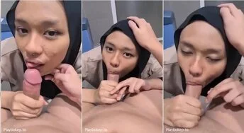 Jilbab Cantik Doyan Banget Nyepong Kontol Gede – Bokep Indo